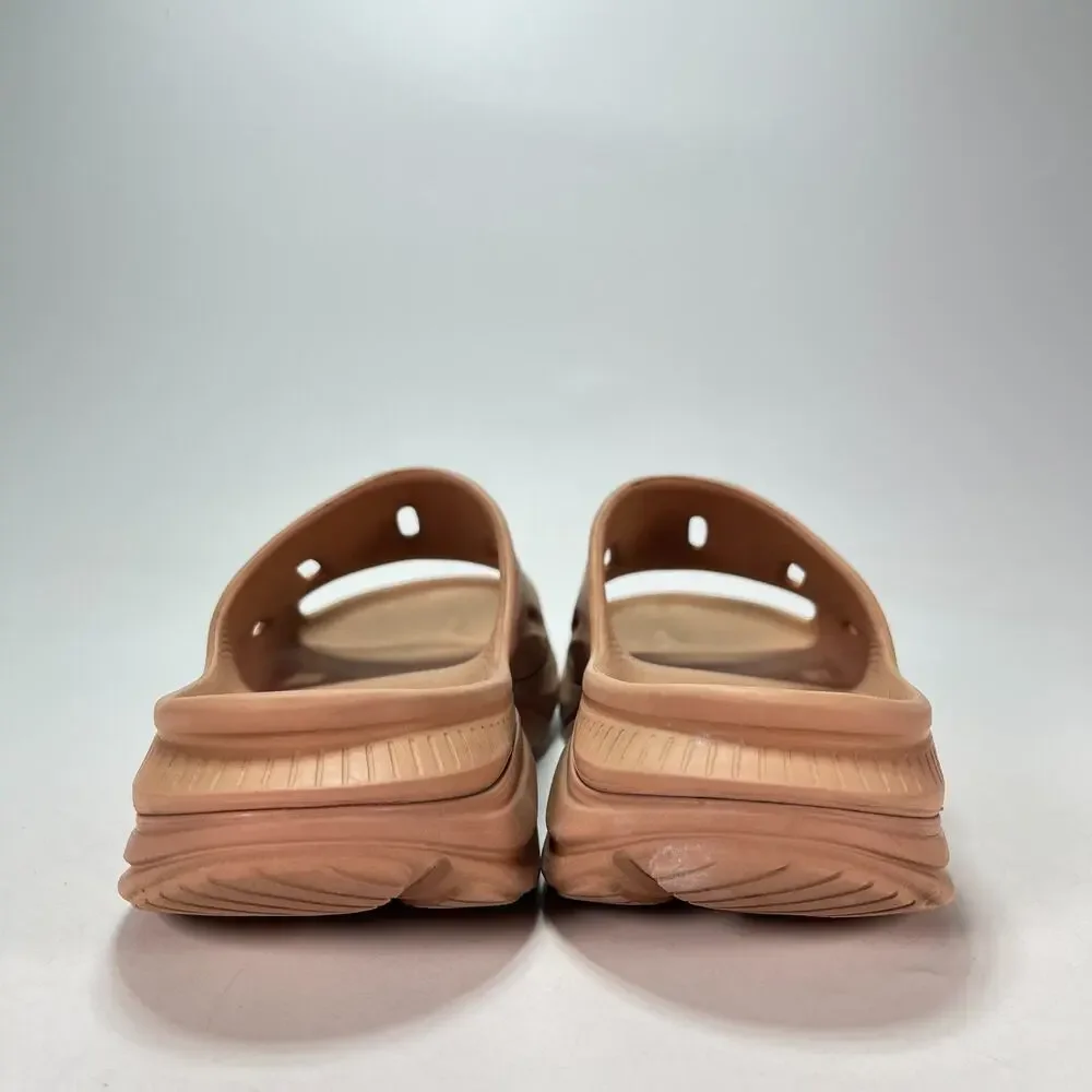 HOKA Ora Recovery Slide 3 Tan Casual Comfort Slip On Slide Sandals Men's Size 8